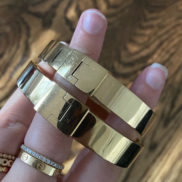 Michael Kors gold bangles in great condition - Picture 3 of 5